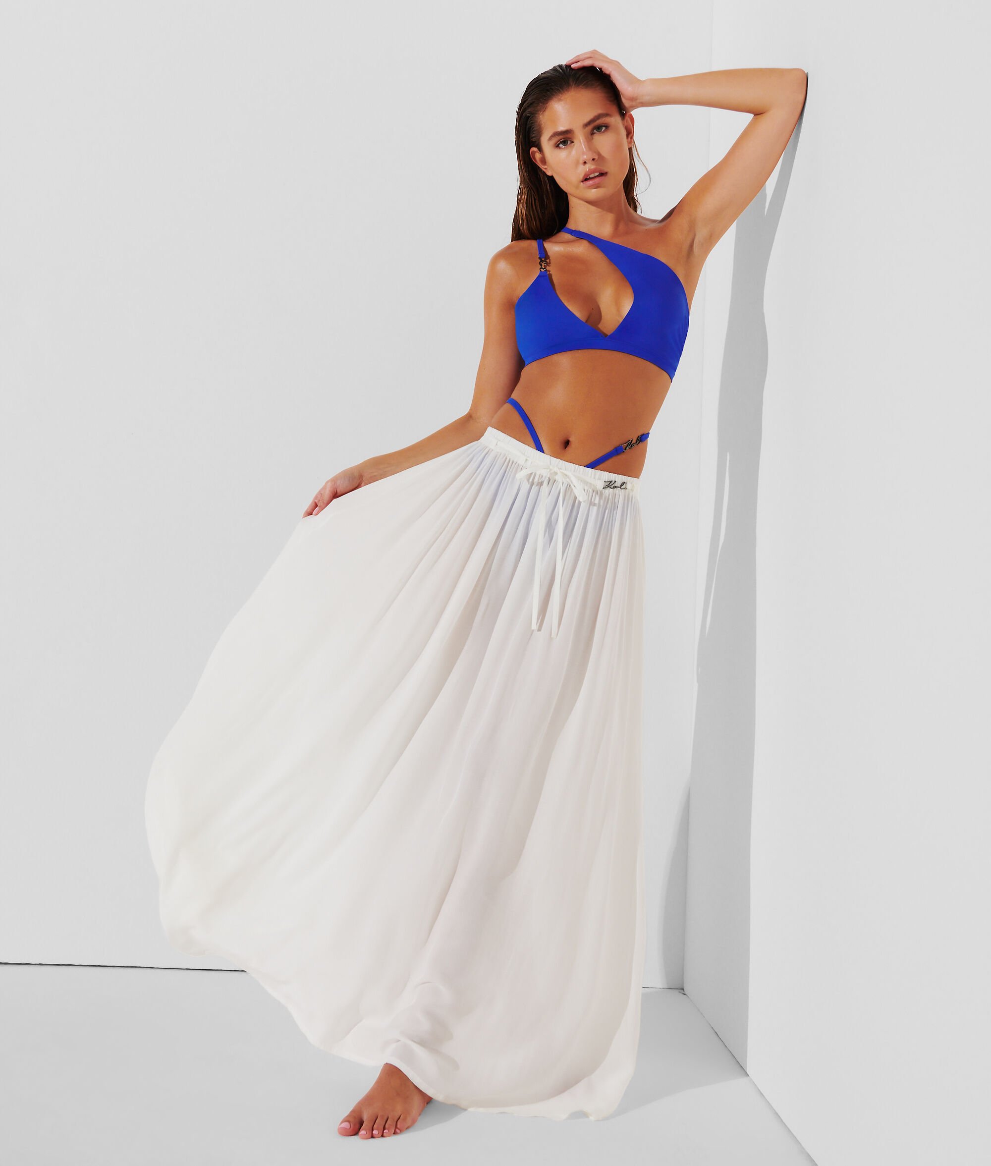 (image for) Impressive KARL SIGNATURE MAXI BEACH SKIRT